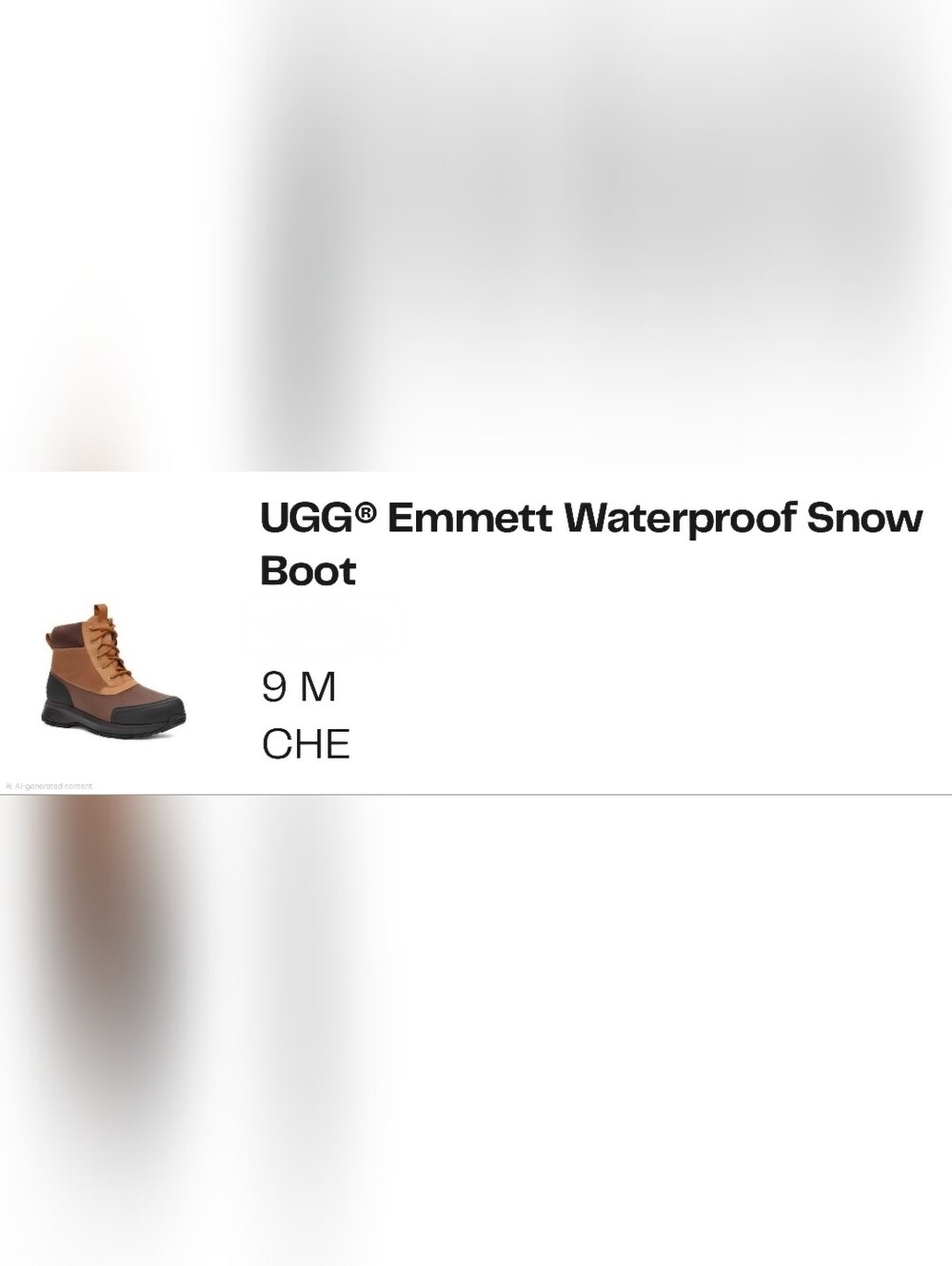 Ugg Snow Boots - Men Size 9